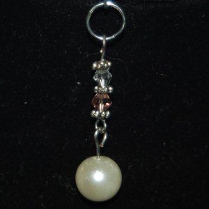 Pretty Bead & Faux Pearl Pendant